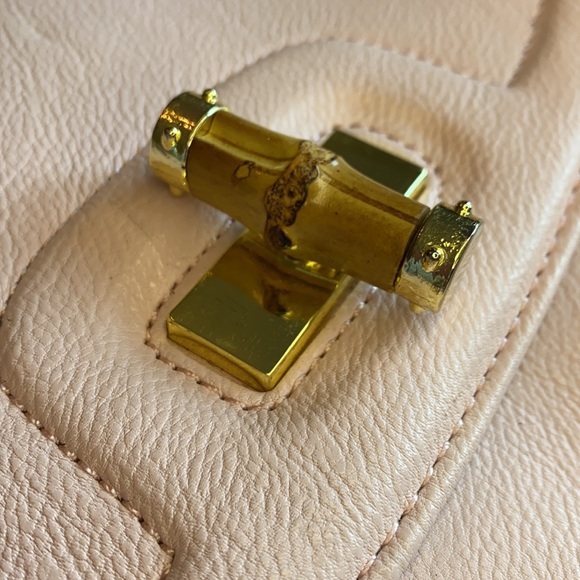 NEW Olivia & Joy Bamboo clutch crossbody purse - Picture 14 of 17